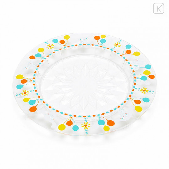Japan Sanrio Clear Plate - Cinnamoroll / Retro Clear Tableware - 1