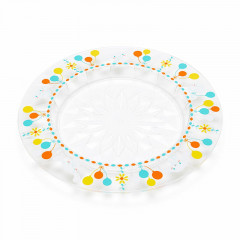 Japan Sanrio Clear Plate - Cinnamoroll / Retro Clear Tableware
