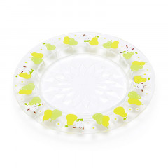 Japan Sanrio Clear Plate - Pochacco / Retro Clear Tableware