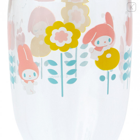 Japan Sanrio Glass - My Melody / Retro Clear Tableware - 3