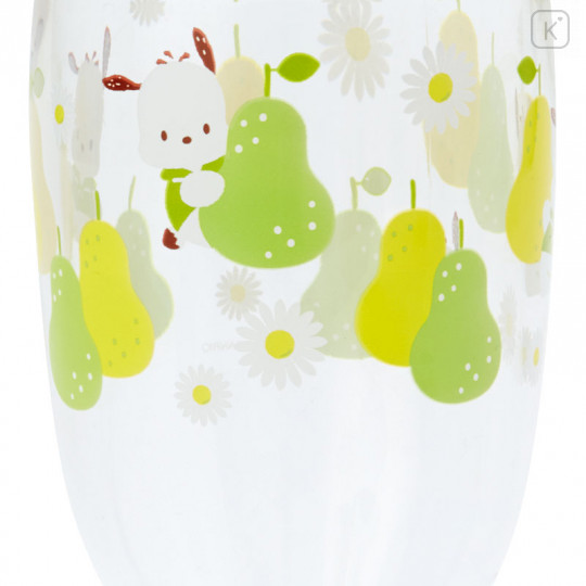 Japan Sanrio Glass - Pochacco / Retro Clear Tableware - 3