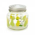 Japan Sanrio Glass Canister - Pochacco / Retro Clear Tableware - 2