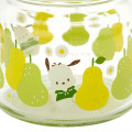 Japan Sanrio Glass Canister - Pochacco / Retro Clear Tableware - 4