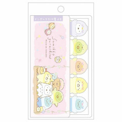 Japan San-X Index Sticky Notes - Sumikko Gurashi / Little Bird Cosplay Pink