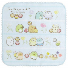 Japan San-X Mini Towel - Sumikko Gurashi / Little Bird Cosplay / Blue