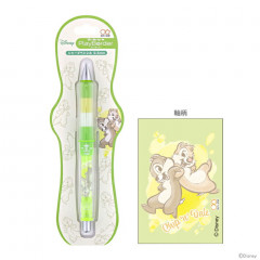 Japan Disney Dr. Grip Play Border Shaker Mechanical Pencil - Chip & Dale / Green
