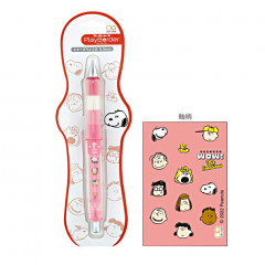 Japan Peanuts Dr. Grip Play Border Shaker Mechanical Pencil - Snoopy / Red