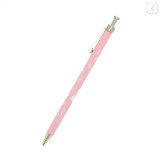 Japan Moomin Wood Shaft Ballpoint Pen - Little My & Hattifatteners - 1