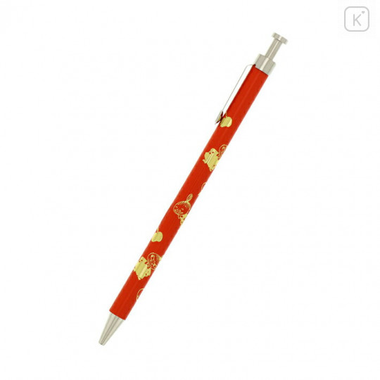 Japan Moomin Wood Shaft Ballpoint Pen - Little My - 1