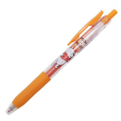 Japan Disney Sarasa Clip Gel Pen - Pooh & Piglet / Orange