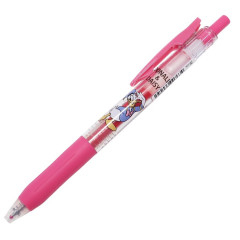 Japan Disney Sarasa Clip Gel Pen - Donald & Daisy / Pink