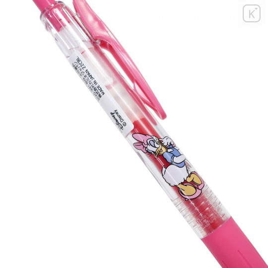 Japan Disney Sarasa Clip Gel Pen - Donald & Daisy / Pink - 2