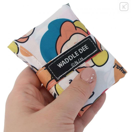 Japan Kirby Mini Eco Shopping Bag - Waddle Dee / Full - 3