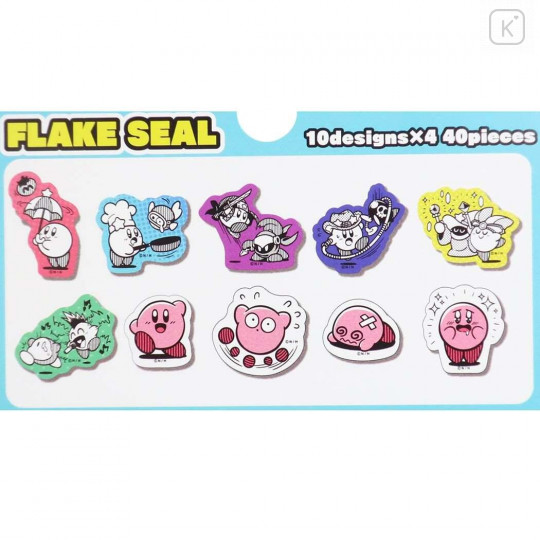 Japan Kirby Flake Seal Sticker - Comic Panic Cute - 3