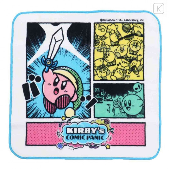 Japan Kirby Mini Towel - Comic Panic Main - 1