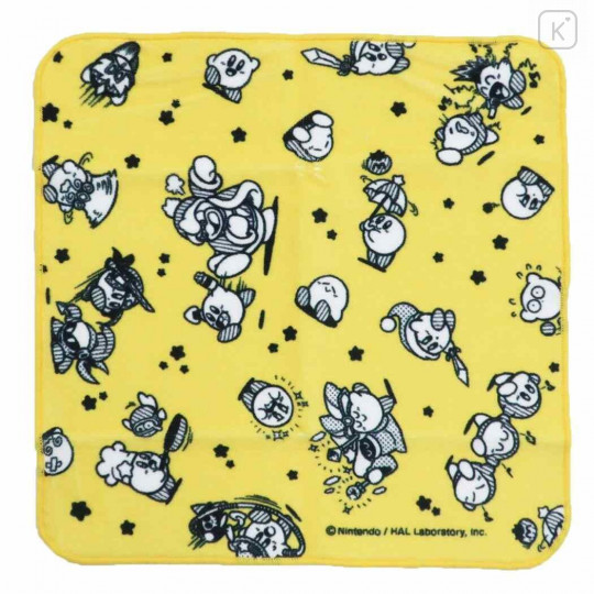 Japan Kirby Mini Towel - Comic Panic Yellow - 1