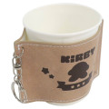 Japan Kirby Coffee Sleeve Keychain - Embossed - 2