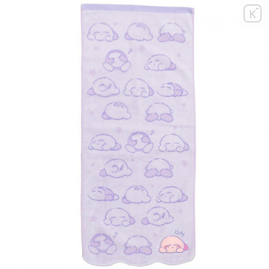 Japan Kirby Face Towel - Sleepy - 1