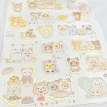 Japan San-X Sticker Sheet - Rilakkuma Little Family / Cream - 2