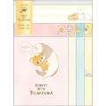 Japan San-X Letter Envelope Set - Rilakkuma Little Family / Pink - 1