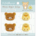 Japan San-X Mini Hair Claw Clip Set - Rilakkuma & Kiiroitori - 1