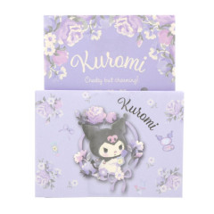 Japan Sanrio Mini Letter Set - Kuromi / Violet