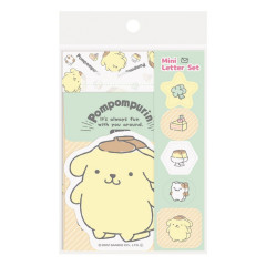Japan Sanrio Mini Letter Set - Pompompurin / Fun