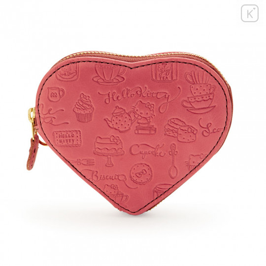 Japan Sanrio Genuine Leather Purse - Hello Kitty / Pink - 1