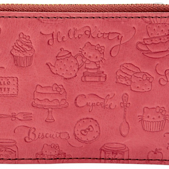 Japan Sanrio Genuine Leather Fragment Case - Hello Kitty / Pink - 4