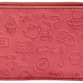 Japan Sanrio Genuine Leather Fragment Case - Hello Kitty / Pink - 4