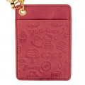 Japan Sanrio Genuine Leather Pass Case - Hello Kitty / Pink - 3