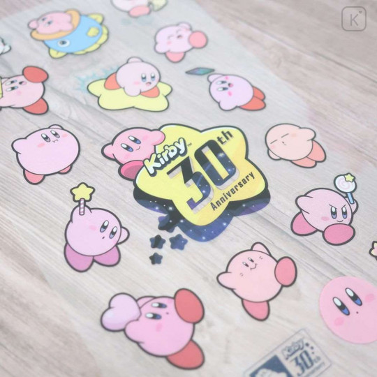 Japan Kirby Sticker Sheet - 30th Blue - 2
