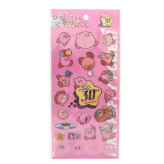 Japan Kirby Sticker Sheet - 30th Pink