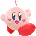 Japan Kirby Keychain Plush - Jump - 1