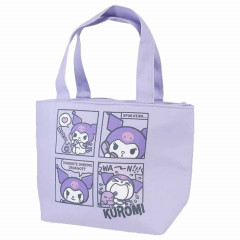 Japan Sanrio Insulated Cooler Bag - Kuromi / Comic