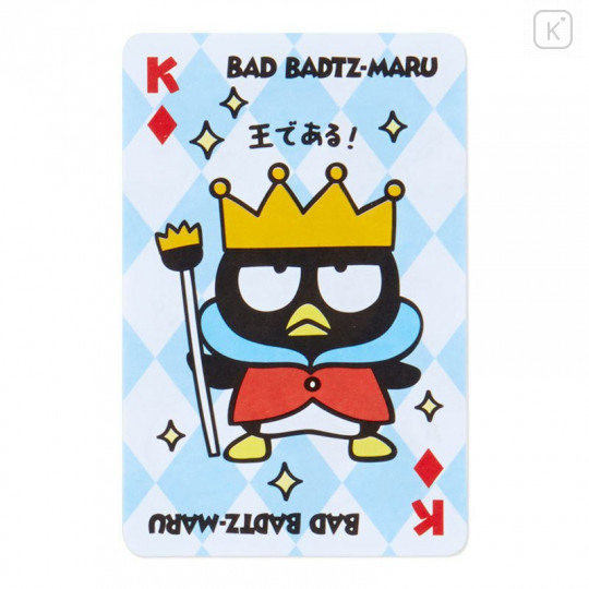 Japan Sanrio Playing Card Style Memo - Badtz-maru / Forever Sanrio - 4