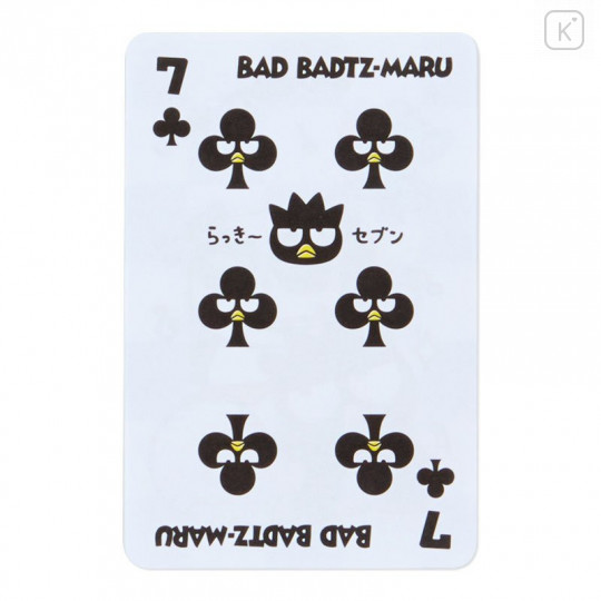 Japan Sanrio Playing Card Style Memo - Badtz-maru / Forever Sanrio - 6