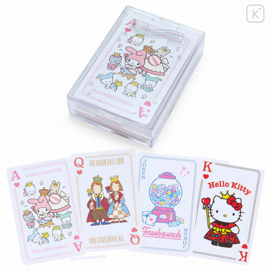 Japan Sanrio Playing Card Style Memo - Mix A / Forever Sanrio - 1