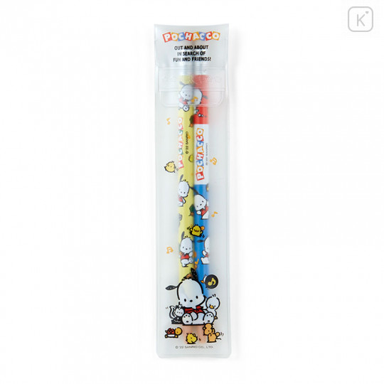 Japan Sanrio Pencil Style Ball Pen Set - Pochacco / Forever Sanrio - 1