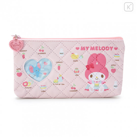 Japan Sanrio Quilted Pen Case - My Melody / Forever Sanrio - 1