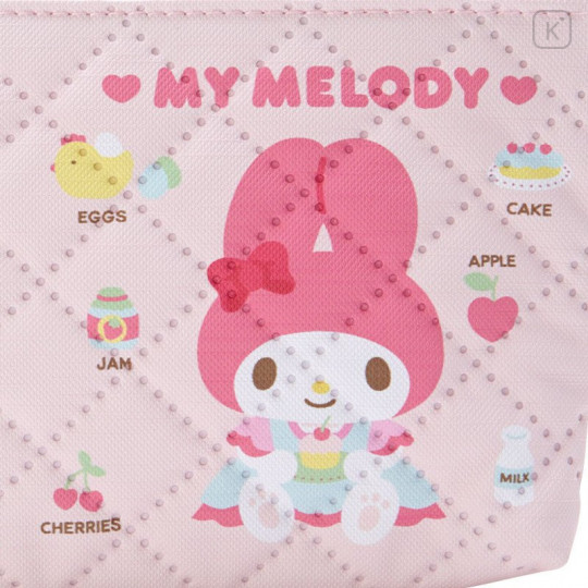 Japan Sanrio Quilted Pen Case - My Melody / Forever Sanrio - 4