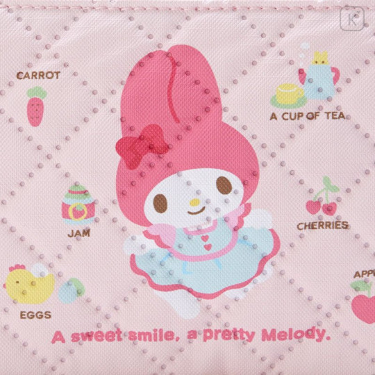 Japan Sanrio Quilted Pen Case - My Melody / Forever Sanrio - 5
