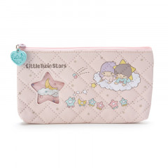 Japan Sanrio Quilted Pen Case - Little Twin Stars / Forever Sanrio