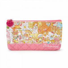 Japan Sanrio Quilted Pen Case - Sanrio Characters / Forever Sanrio