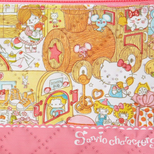 Japan Sanrio Quilted Pen Case - Sanrio Characters / Forever Sanrio - 4