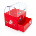 Japan Sanrio Cosmetic Case with Lid - Hello Kitty - 3