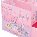 Japan Sanrio Cosmetic Case with Lid - My Melody - 6