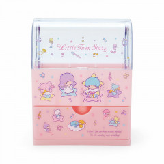 Japan Sanrio Cosmetic Case with Lid - Little Twin Stars