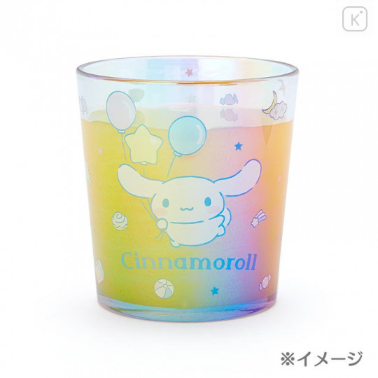 Japan Sanrio Aurora Clear Tumbler - Hello Kitty - 5