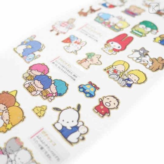 Japan Sanrio Picture Sticker Sheet - Retro - 2